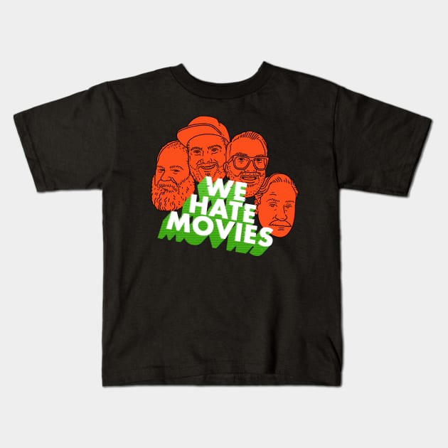 The Gang (Orange Variant) Kids T-Shirt by We Hate Movies